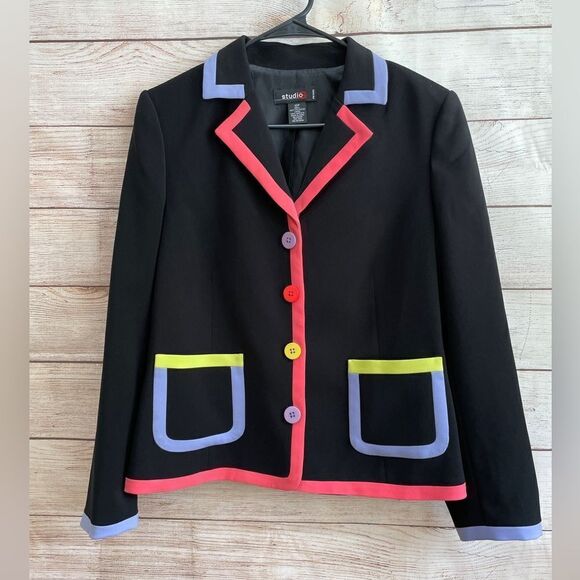 VINTAGE STUDIO‎ G COLOR BLOCK SKIRT SET - Picture 3 of 11